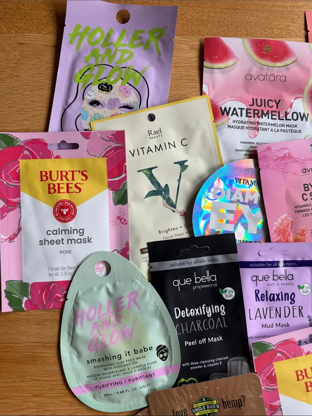 Assorted Sheet Face Mask Collection – Multi-Brand Women’s Skincare. 25 count